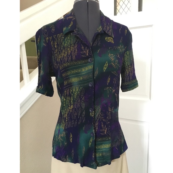 C.M. Shapes Tops - PETITE BLOUSE - C.M. SHAPES